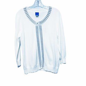 Sapphire Star Medium Embroidered Cardigan
